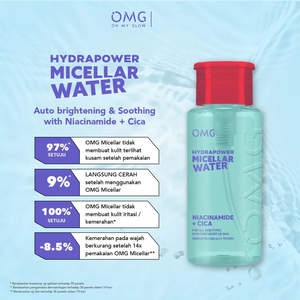 Oh My Glow Hydrapower Micellar Water 300ml (OMG)