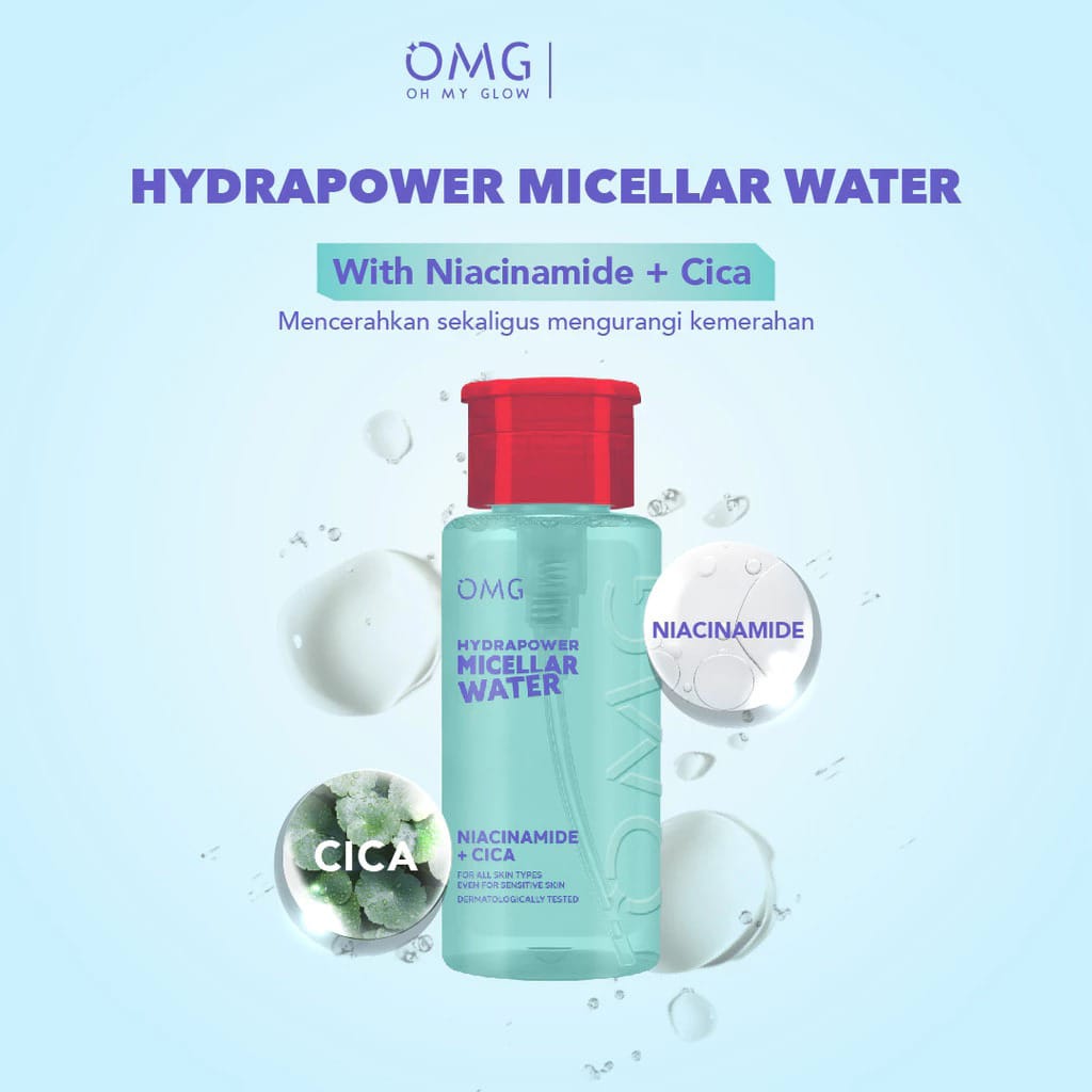 Oh My Glow Hydrapower Micellar Water 65ml (OMG)