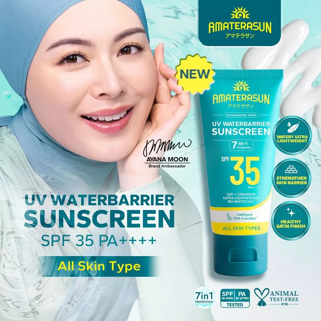 Amaterasun UV Waterbarrier Sunscreen SPF35 PA++++ 40gr