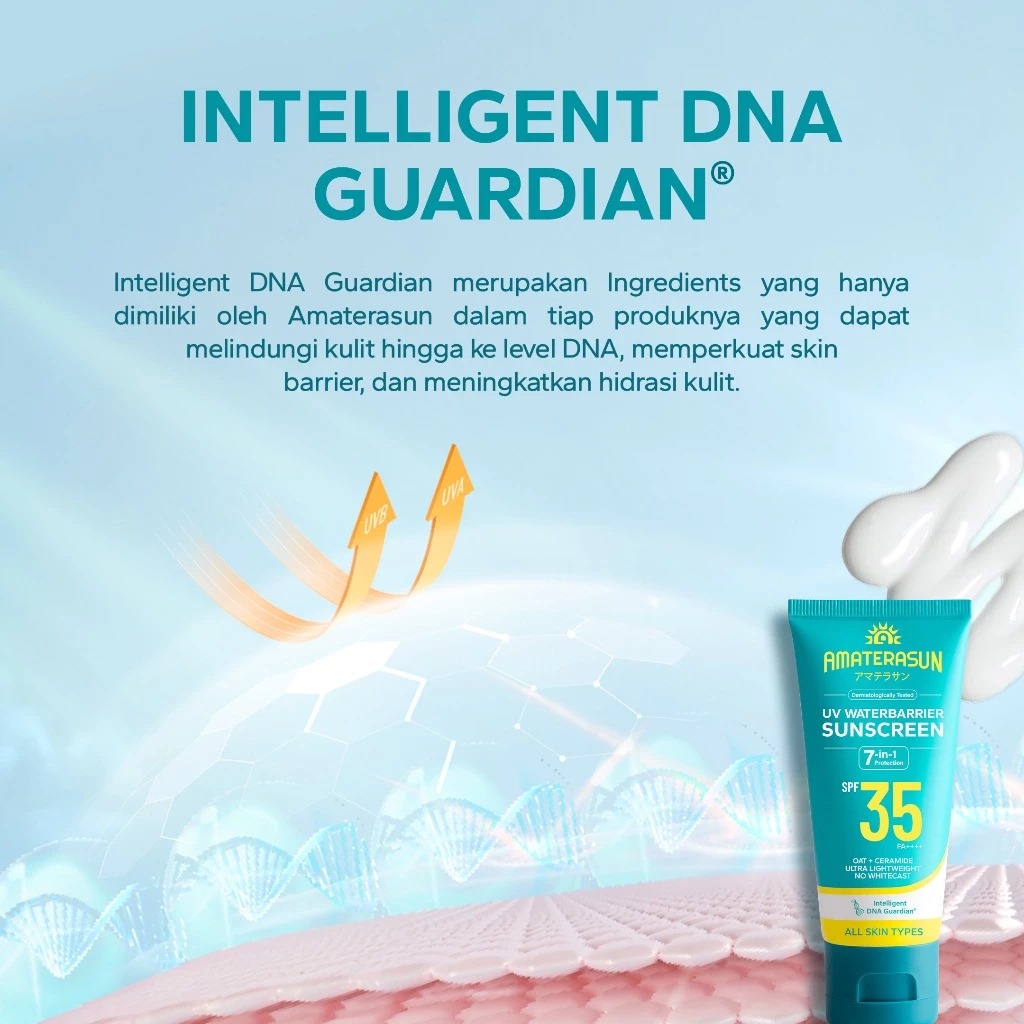 Amaterasun UV Waterbarrier Sunscreen SPF35 PA++++ 40gr
