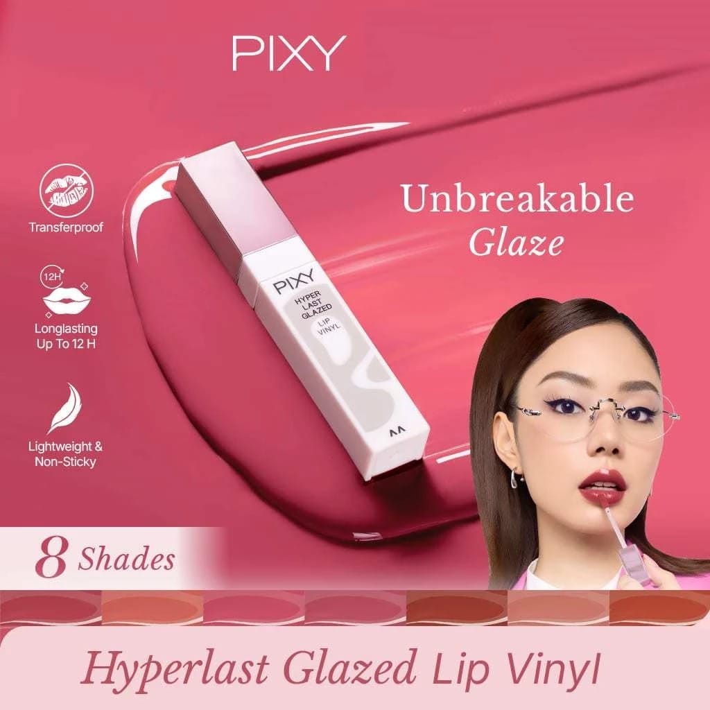 Pixy Hyperlast Glazed Lip Vinyl 3gr - 04 Mauve Ambition