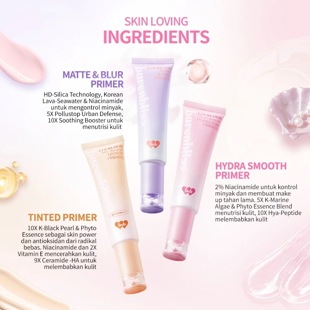 BNB Barenbliss Locklook Matte & Blur Primer 20gr