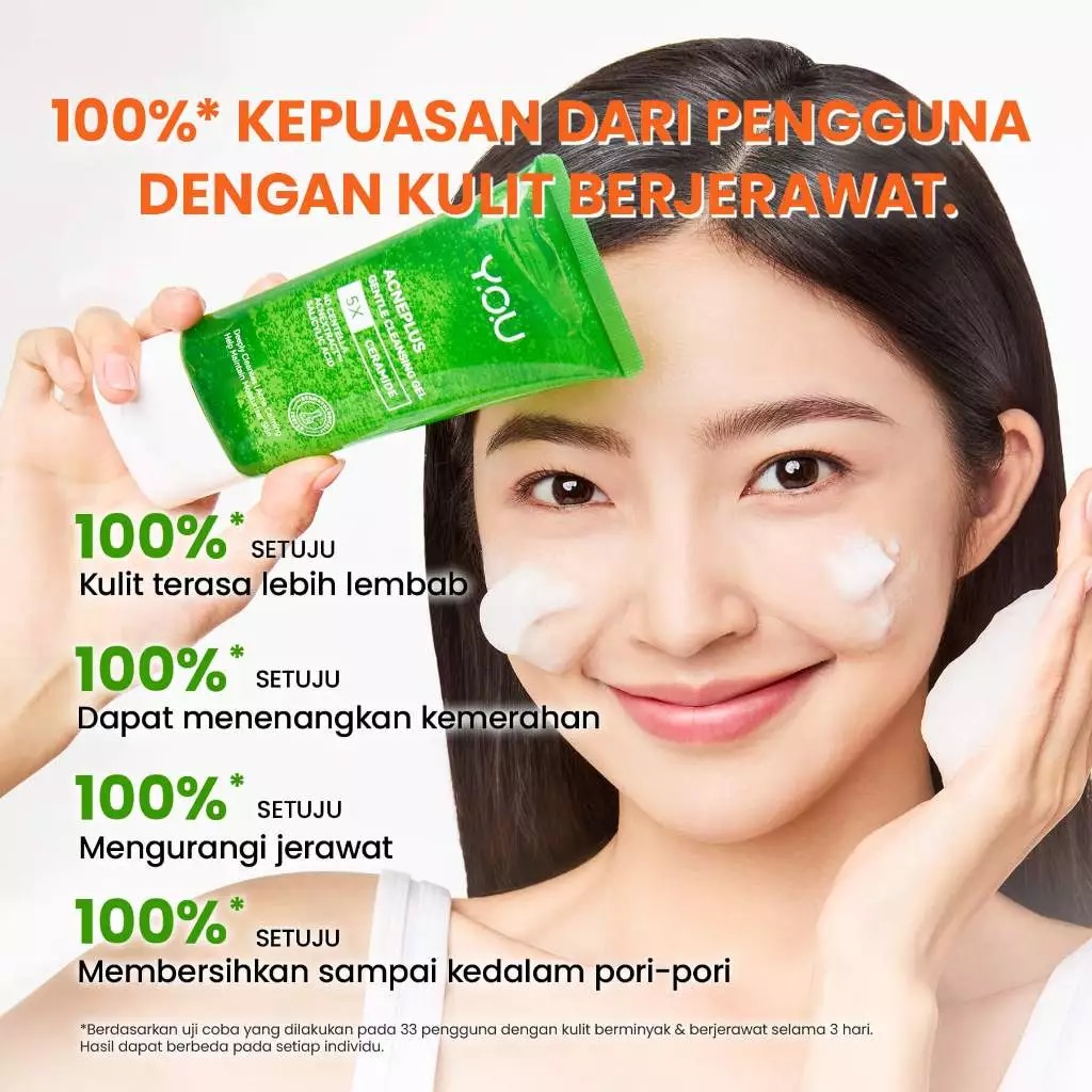 YOU Acneplus Gentle Cleansing Gel 100gr