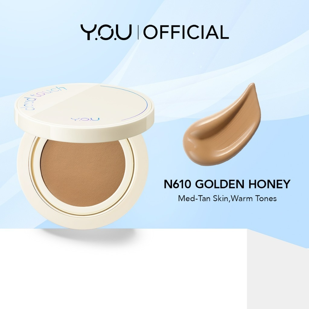 YOU Cloud Touch Dreamy-Fit Lasting Mesh Cushion SPF 30 PA+++ - N610 Golden Honey *