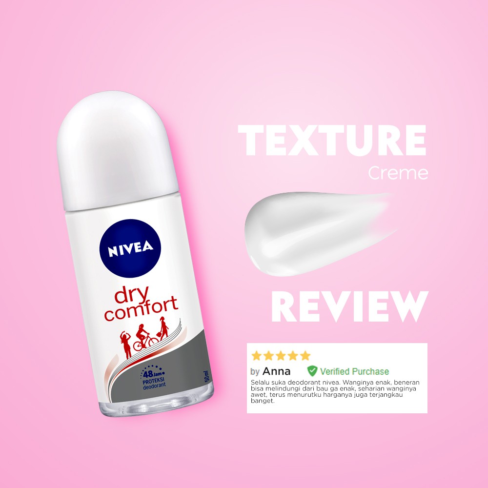 Nivea Deodorant Roll On 50ml - Dry Comfort