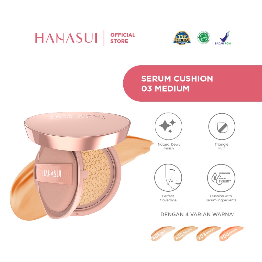 Hanasui Serum Cushion 15gr - 03 Medium