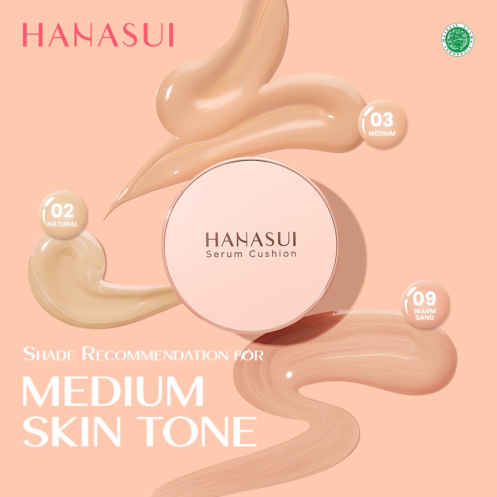 Hanasui Serum Cushion 15gr - 03 Medium