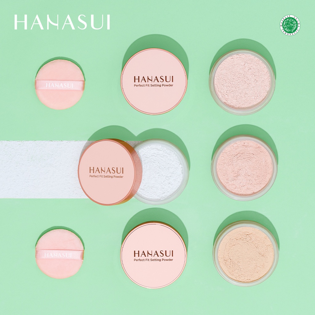 Hanasui Perfect Fit Setting Powder 12gr - 04 Translucent