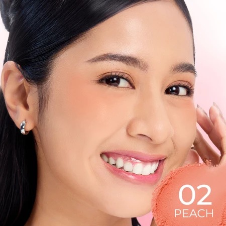 Hanasui Perfect Cheek Blush & Go 2.5gr - 02 Peach