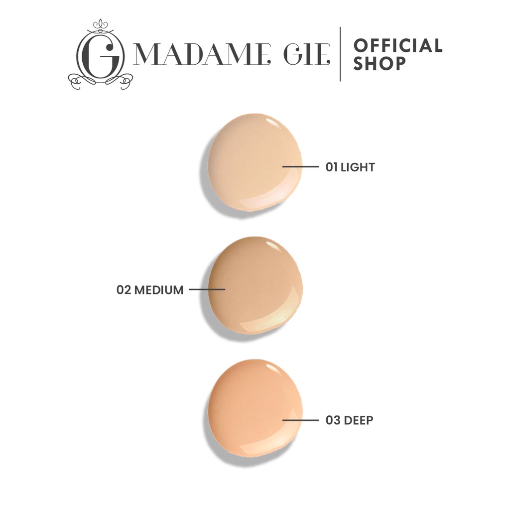 Madame Gie Protect Me Lets Glow Tinted Sunscreen SPF50 PA+++ 10ml - 02 Medium