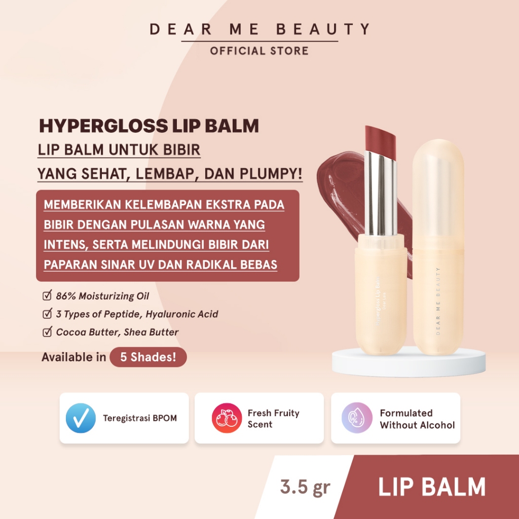 Dear Me Beauty Hypergloss Lip Balm 3,5gr - Dear Winna