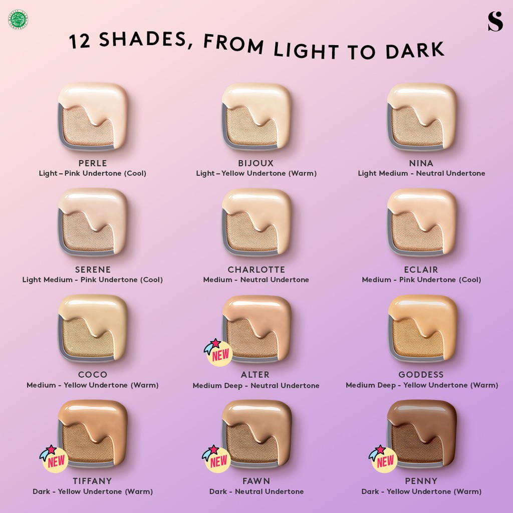 Somethinc Copy Paste Cushion SPF33 PA+++ REFILL - Bijoux (Light-Yellow) - Cushion Glow Finish