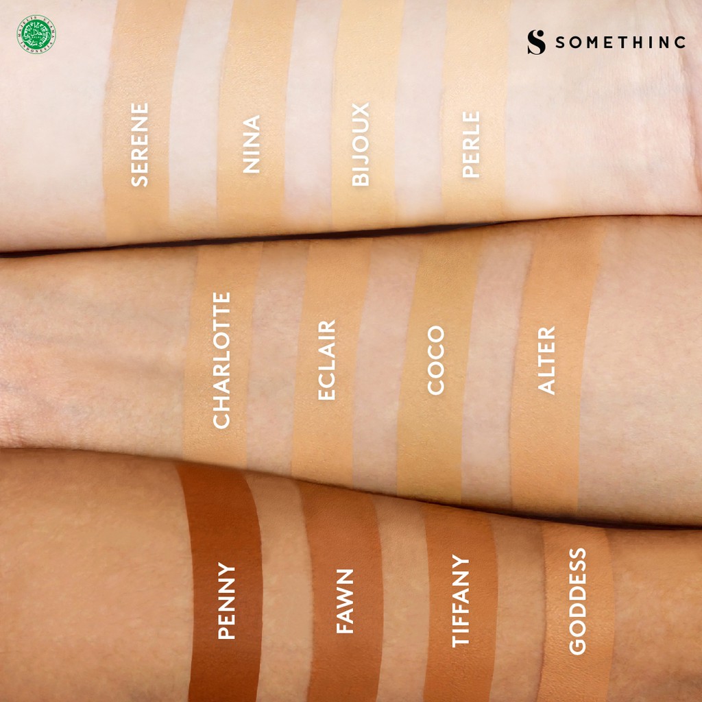Somethinc Copy Paste Cushion SPF33 PA+++ REFILL - Bijoux (Light-Yellow) - Cushion Glow Finish