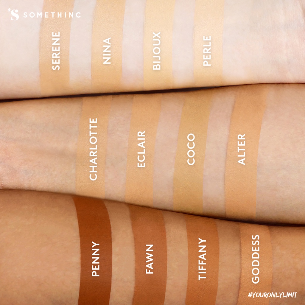 Somethinc Hooman Breathable UV Cushion SPF35 PA++++ - Perle (Cushion Matte)