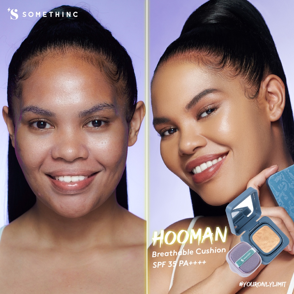 Somethinc Hooman Breathable UV Cushion SPF35 PA++++ - Nina (Cushion Matte)