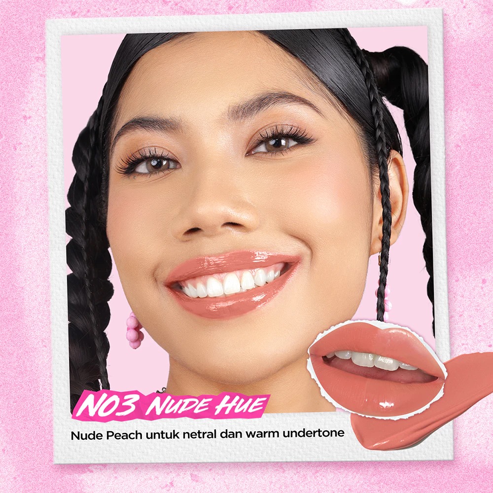 Dazzle Me Matte & Gloss Lip Cream Duo - N03 Nude Hude