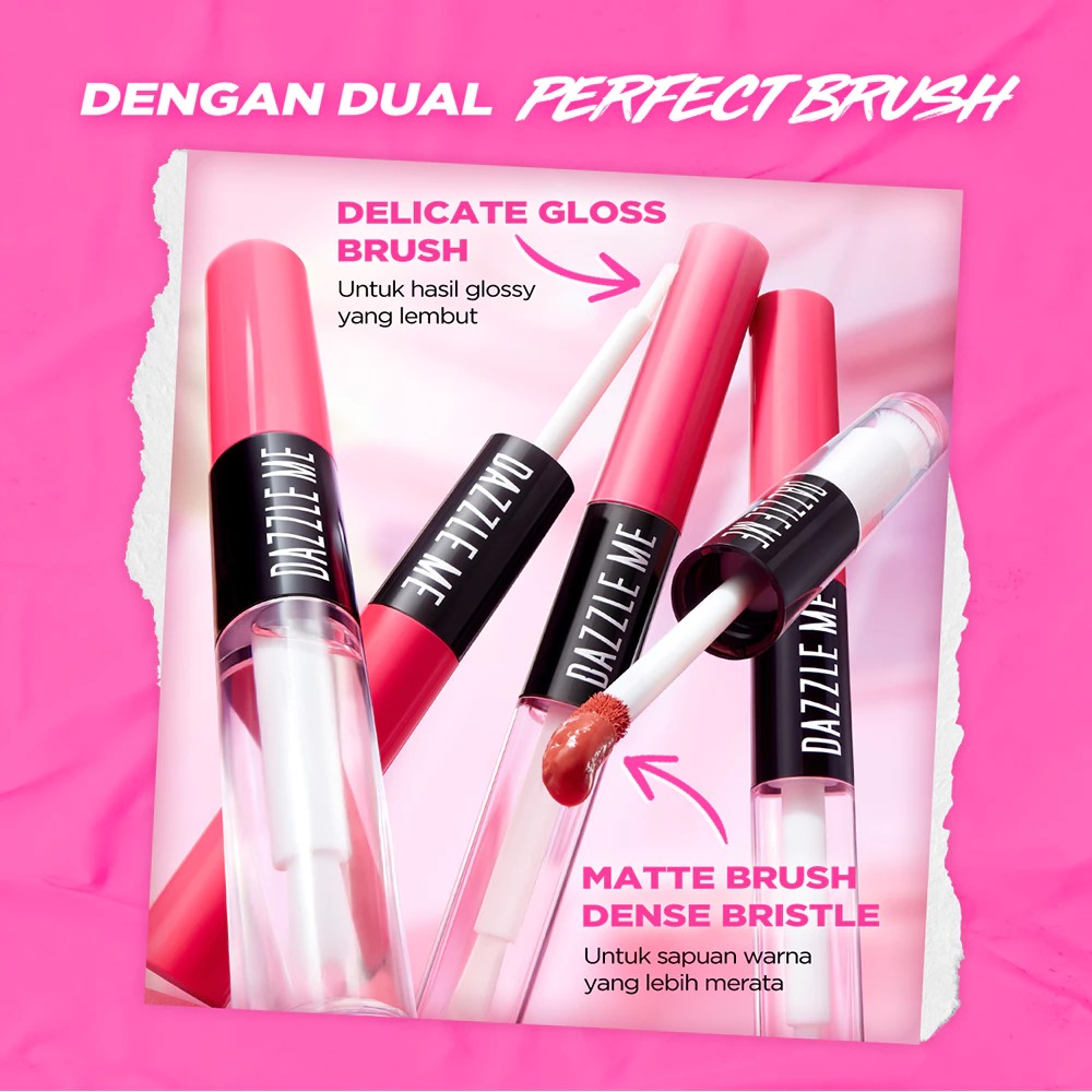 Dazzle Me Matte & Gloss Lip Cream Duo - P10 Berry Banger *