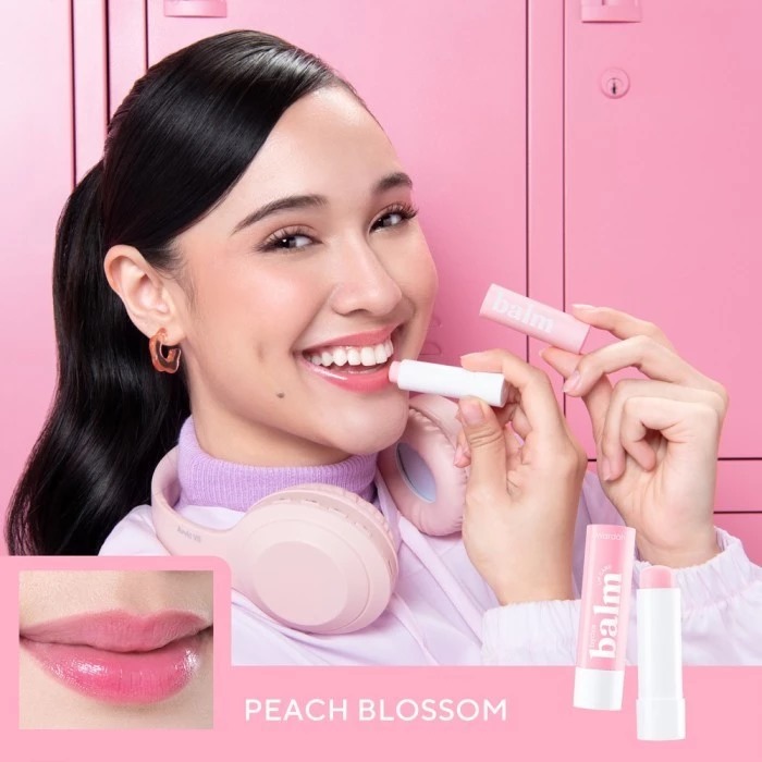 Wardah Hydrabalm Lip Care SPF15 4gr - Peach Blossom