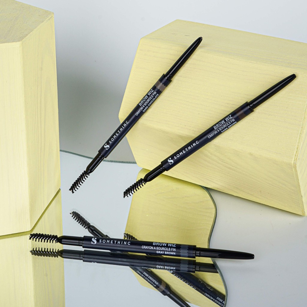 Somethinc Brow Wiz Slim Eyebrow Pencil - Dark Brown