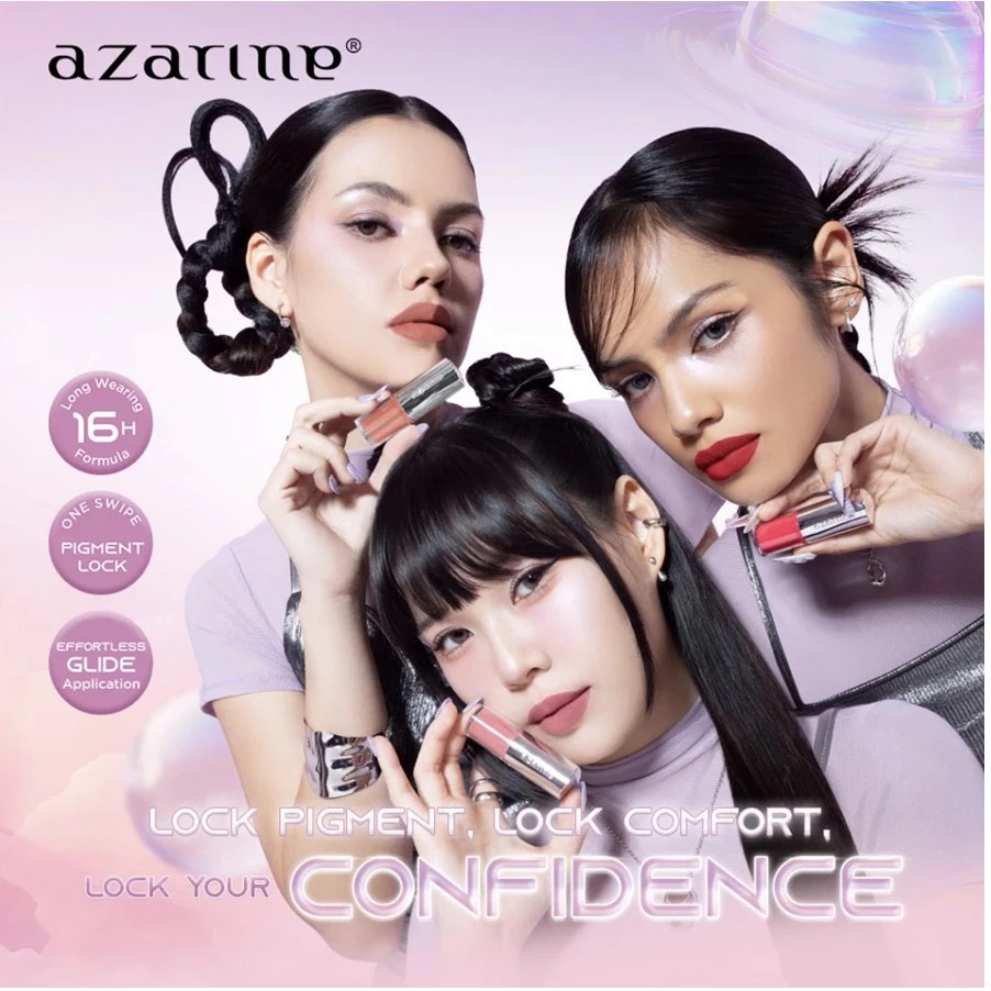 Azarine Mattelite Lock Lipstick 4gr - 03 Nebula