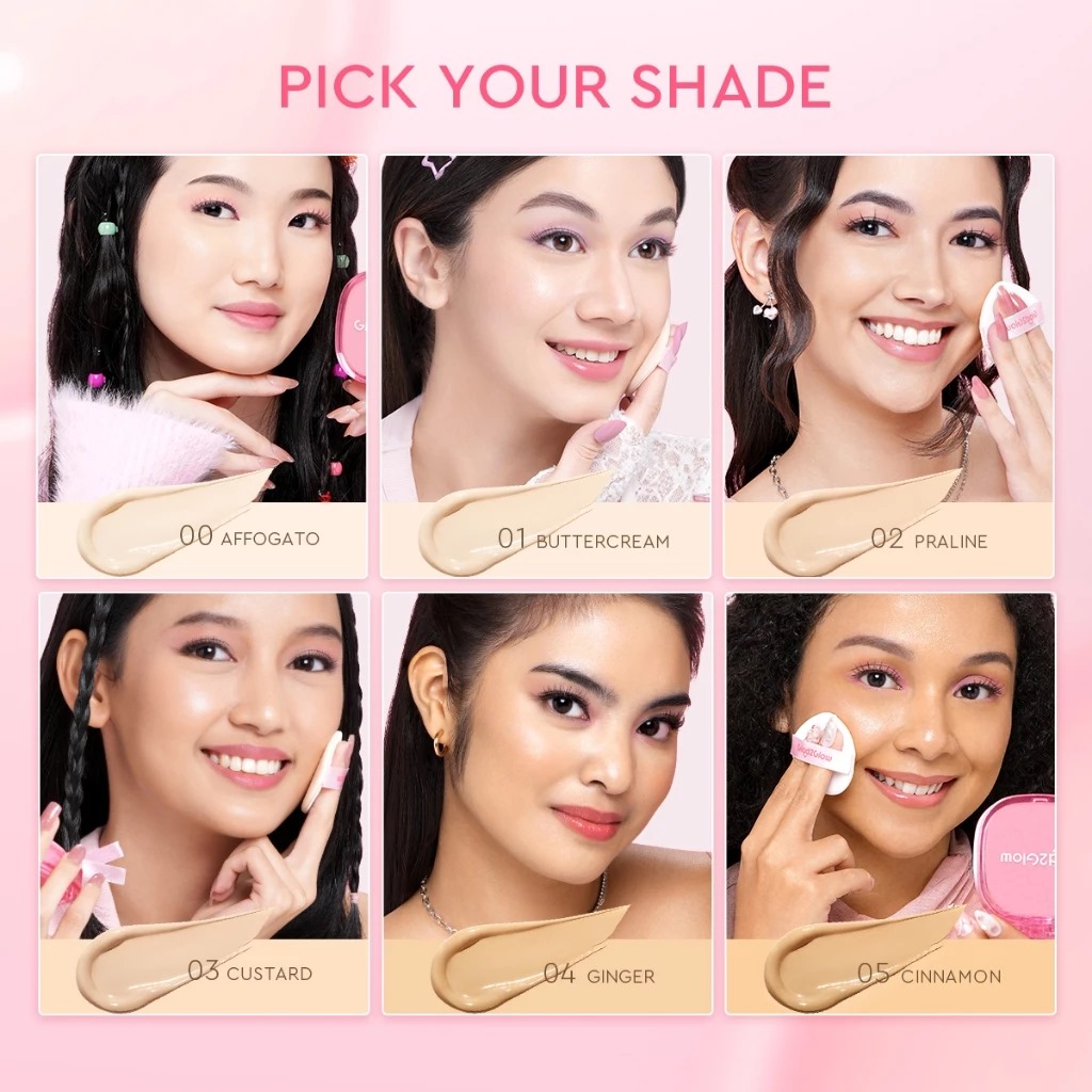Glad 2 Glow Perfect Cover Cushion 11gr - 02 Praline