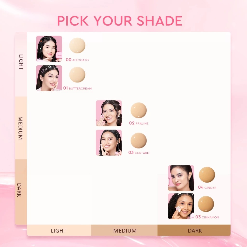 Glad 2 Glow Perfect Cover Cushion 11gr - 02 Praline