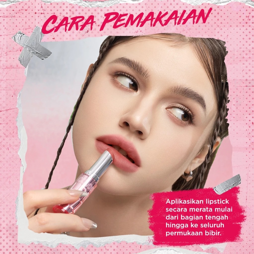 Dazzle Me Color Chrome Lip Matte 3.6gr - R04 Cerise Cannon