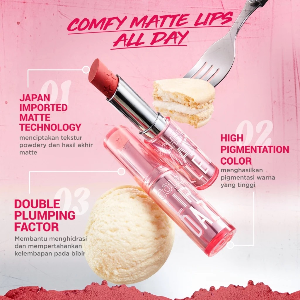 Dazzle Me Color Chrome Lip Matte 3.6gr - R08 Charming Rose