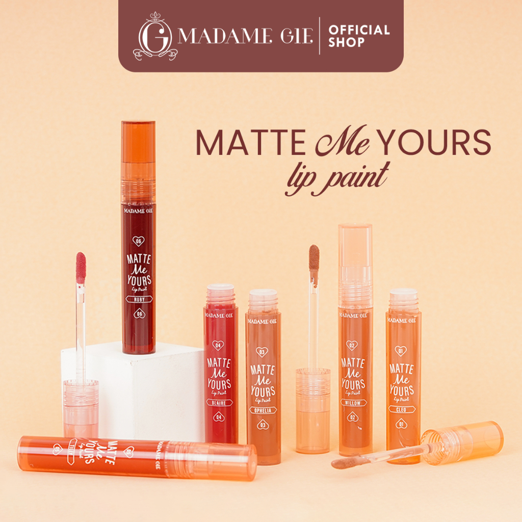 Madame Gie Matte Me Yours Lip Paint 4gr - 01 Cleo *