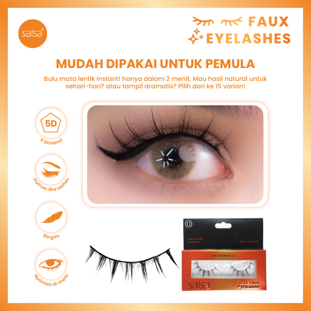 SALSA Faux Eyelash No.10 (Bulu Mata Palsu)