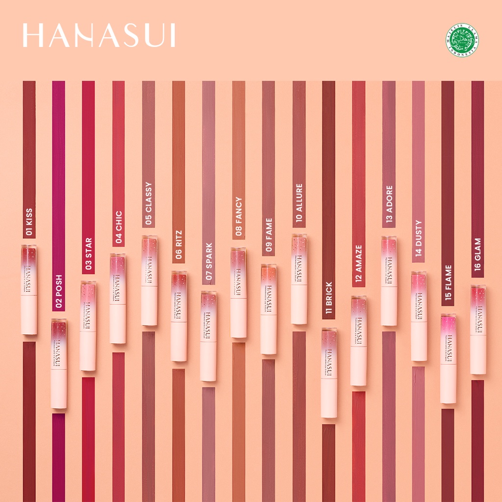 HANASUI Mattedorable Lip Cream 15 FLAME