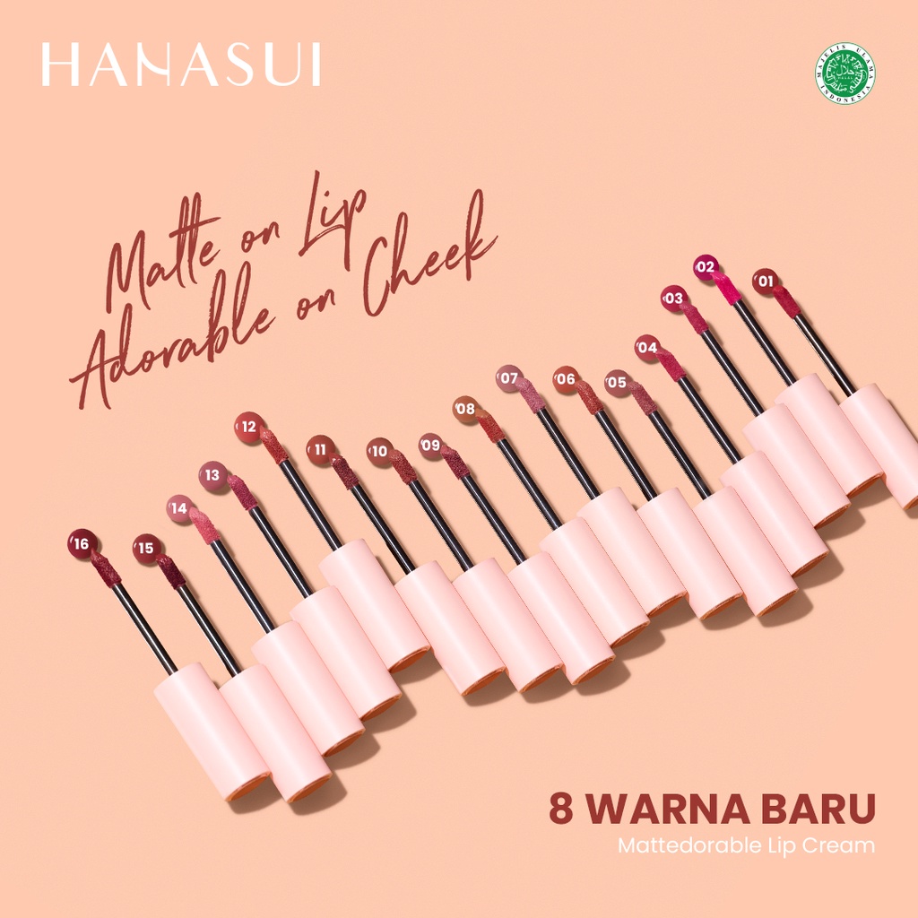 HANASUI Mattedorable Lip Cream 16 GLAM