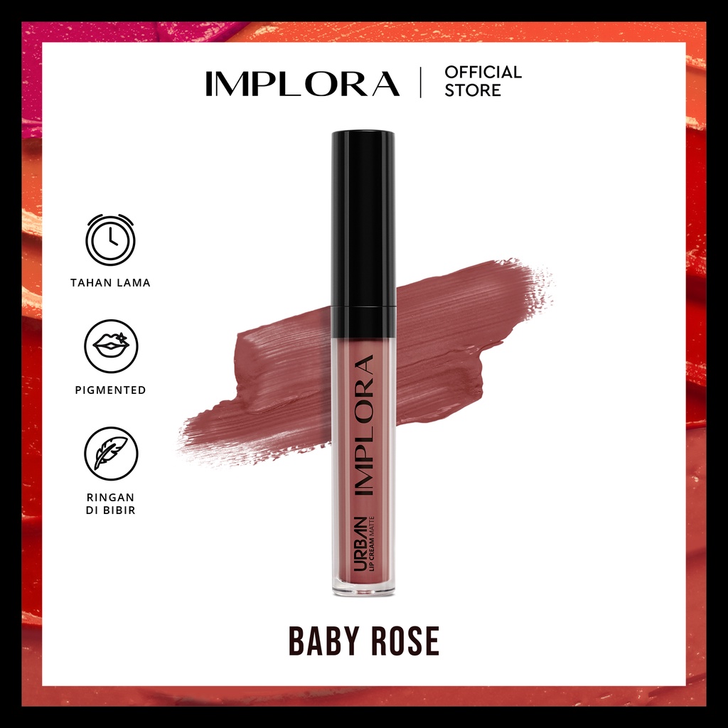 Implora Urban Lipcream Matte - 14 Baby Rose