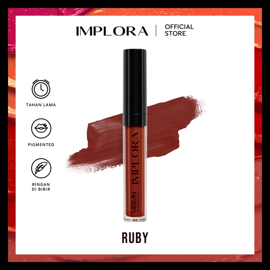 Implora Urban Lipcream Matte - 18 Ruby