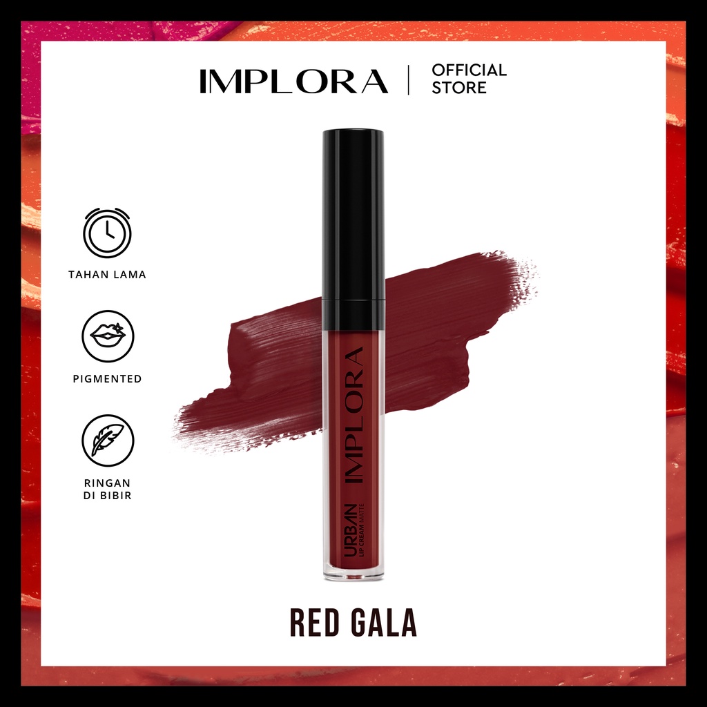 Implora Urban Lipcream Matte - 20 Red Gala