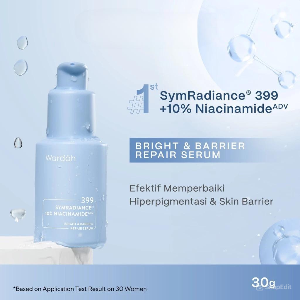 Wardah Symradiance 10% Niacinamide Bright & Barrier Repair Serum 30ml