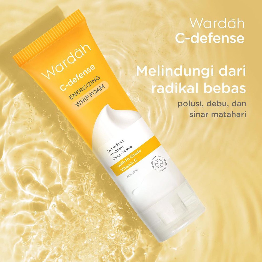 Wardah C-Defense Energizing Whip Foam 100ml *