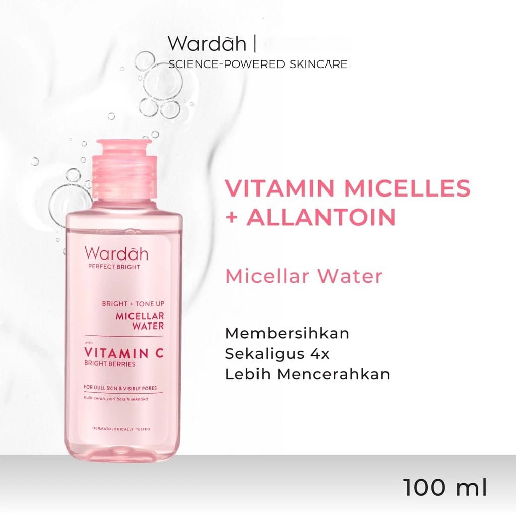 Wardah Perfect Bright + Tone Up Micellar Water 100ml