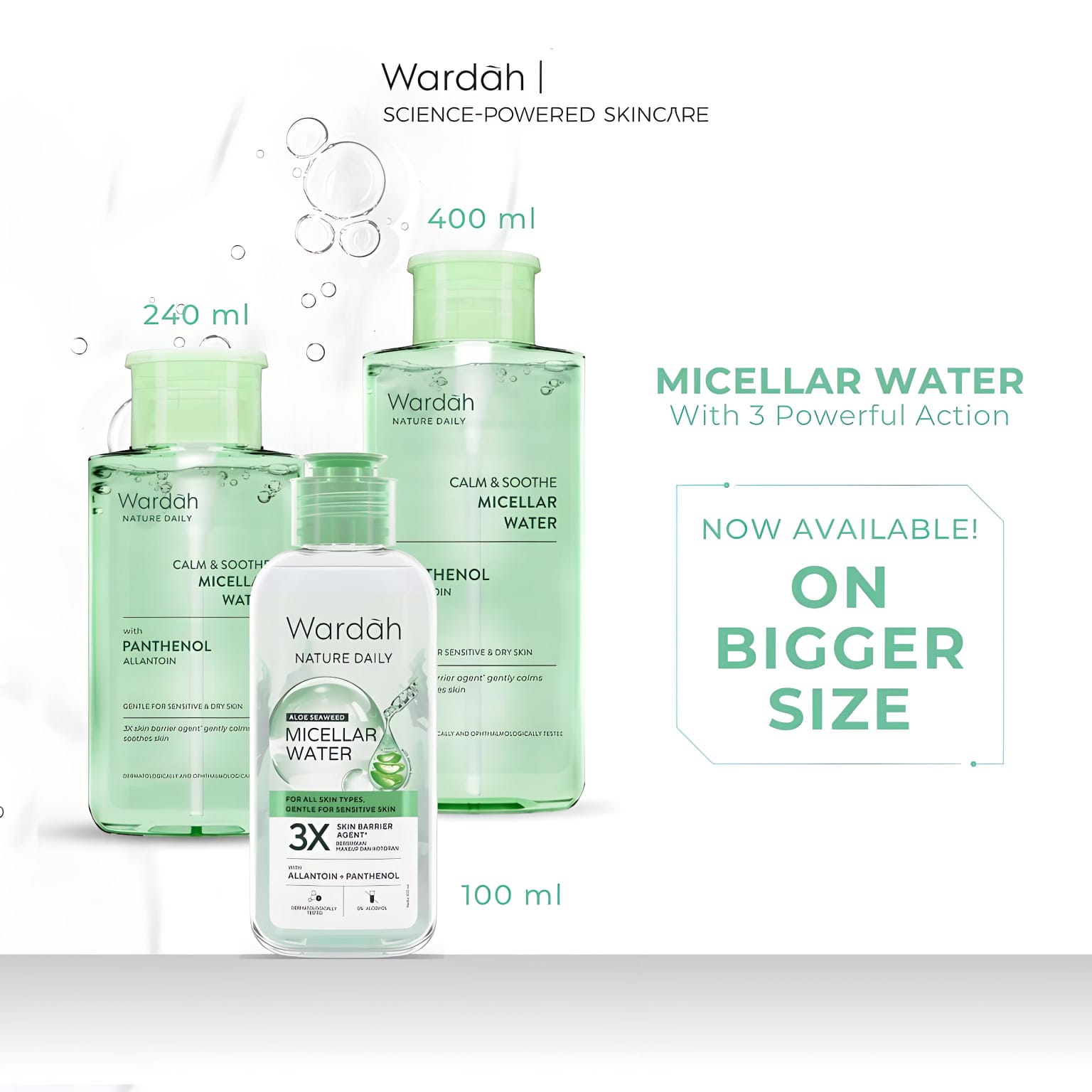 Wardah Nature Daily Calm & Soothe Micellar Water 240ml