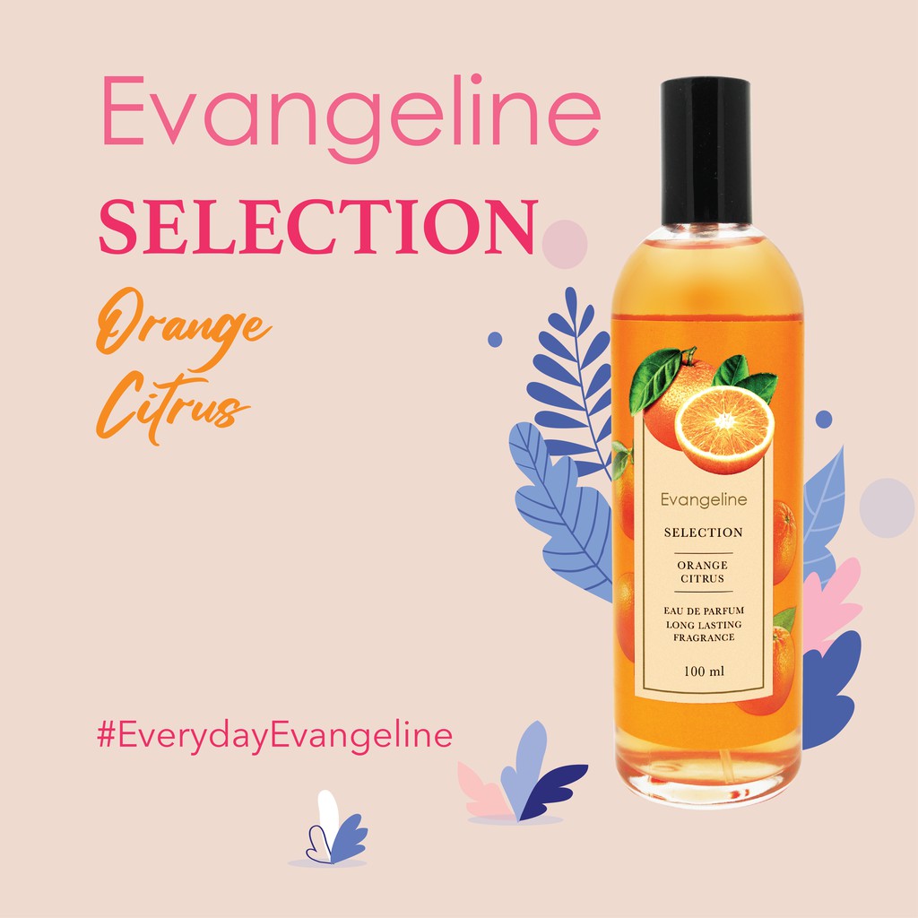 Evangeline Eau De Parfum Selection 100ml - Orange Citrus