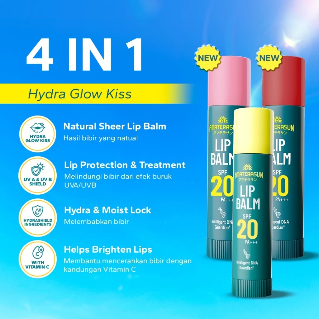 Amaterasun Lip Balm SPF20 PA+++ 4.5gr - PINK