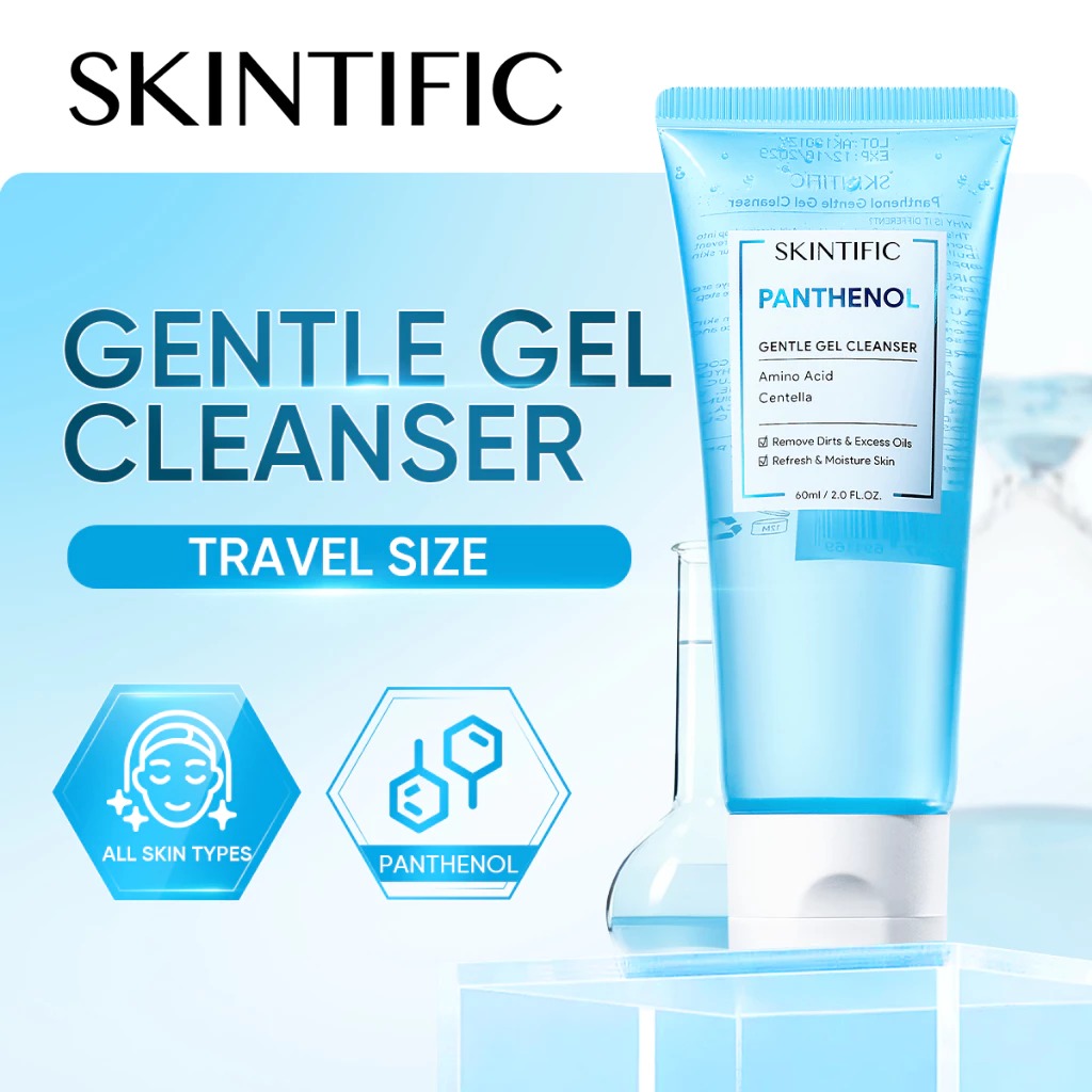 Skintific Panthenol Gentle Gel Cleanser 60ml
