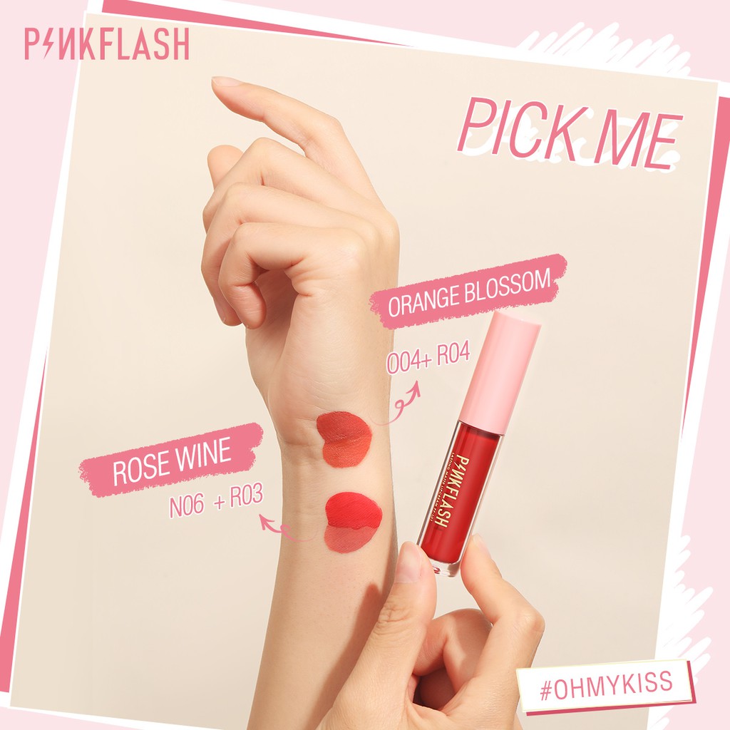 Pinkflash KISS Lasting Matte Lip Cream - R04