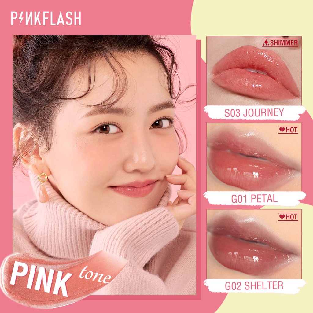 Pinkflash Lasting Glossy Lipgloss - G01