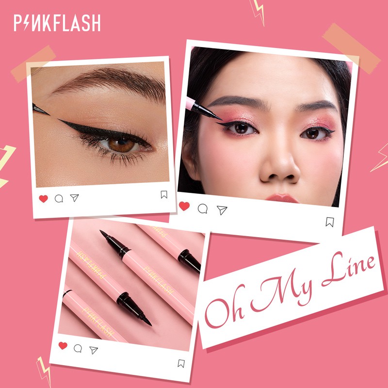 Pinkflash Waterproof Easy Eyeliner Pen PF-E01 - B00 Black