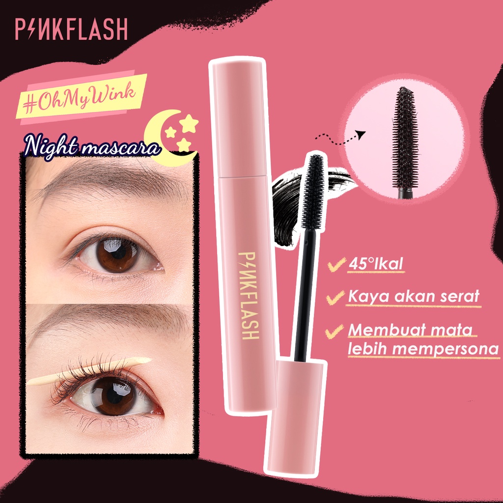 Pinkflash Oilproof Curl Mascara - Volume
