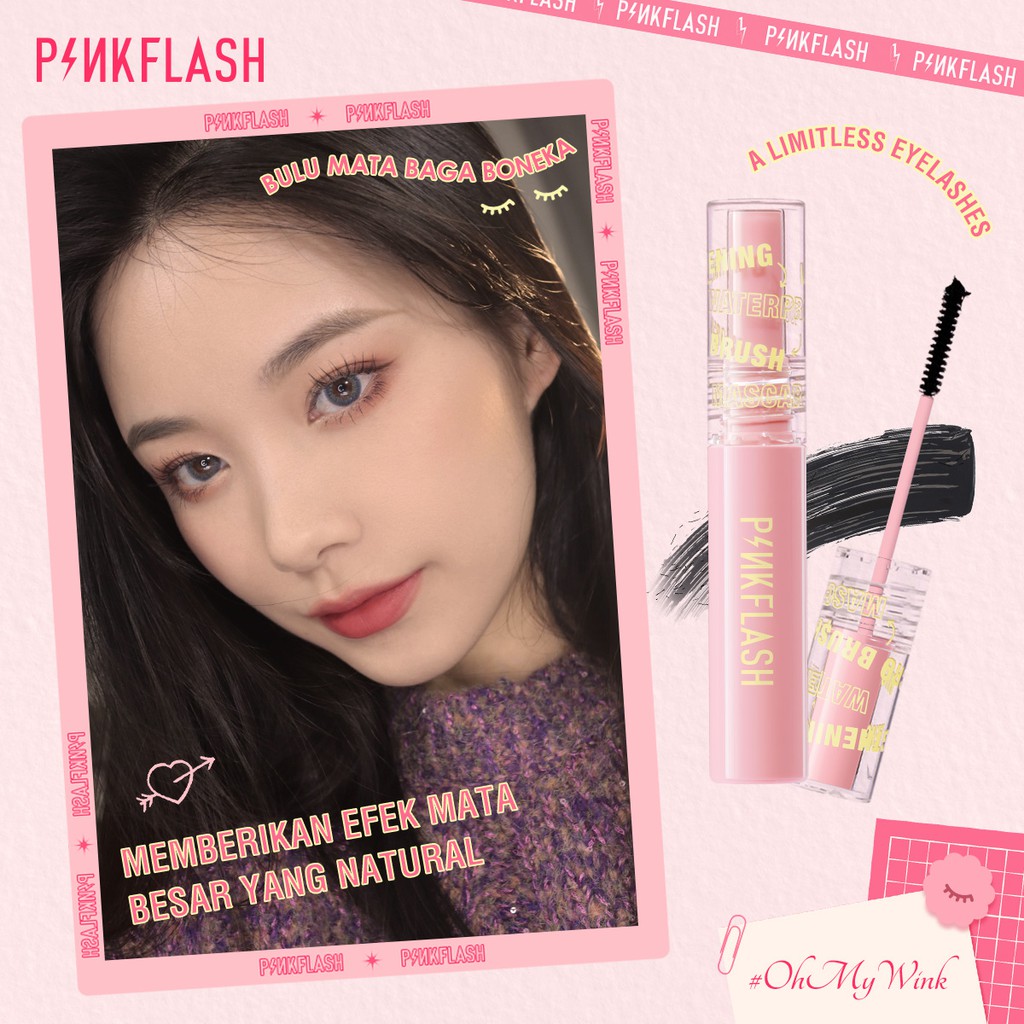 Pinkflash Lenghtening Waterproof Micro Brush Mascara