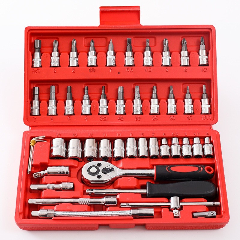 Kunci Socket 46in1 Repair Tool - Set Obeng Kunci Shock