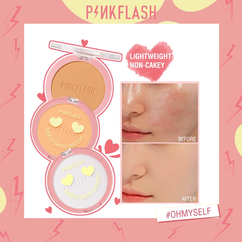 Pinkflash Lasting Matte Pressed Powder #111
