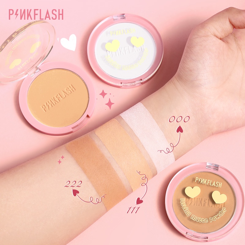 Pinkflash Lasting Matte Pressed Powder #111